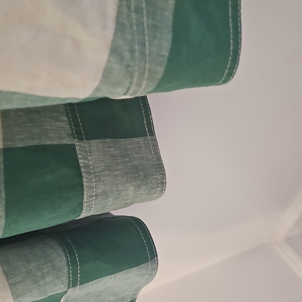 Maeve by Anthropologie Sun Dress Green & White Gingham Checks, Size 14, NWT! - Picture 7 of 17